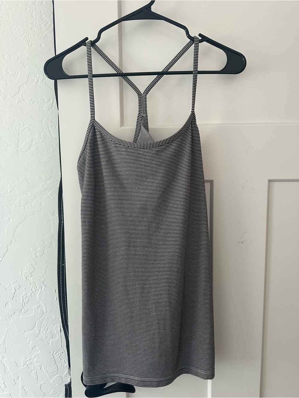 Lululemon Striped Black & White workout tank